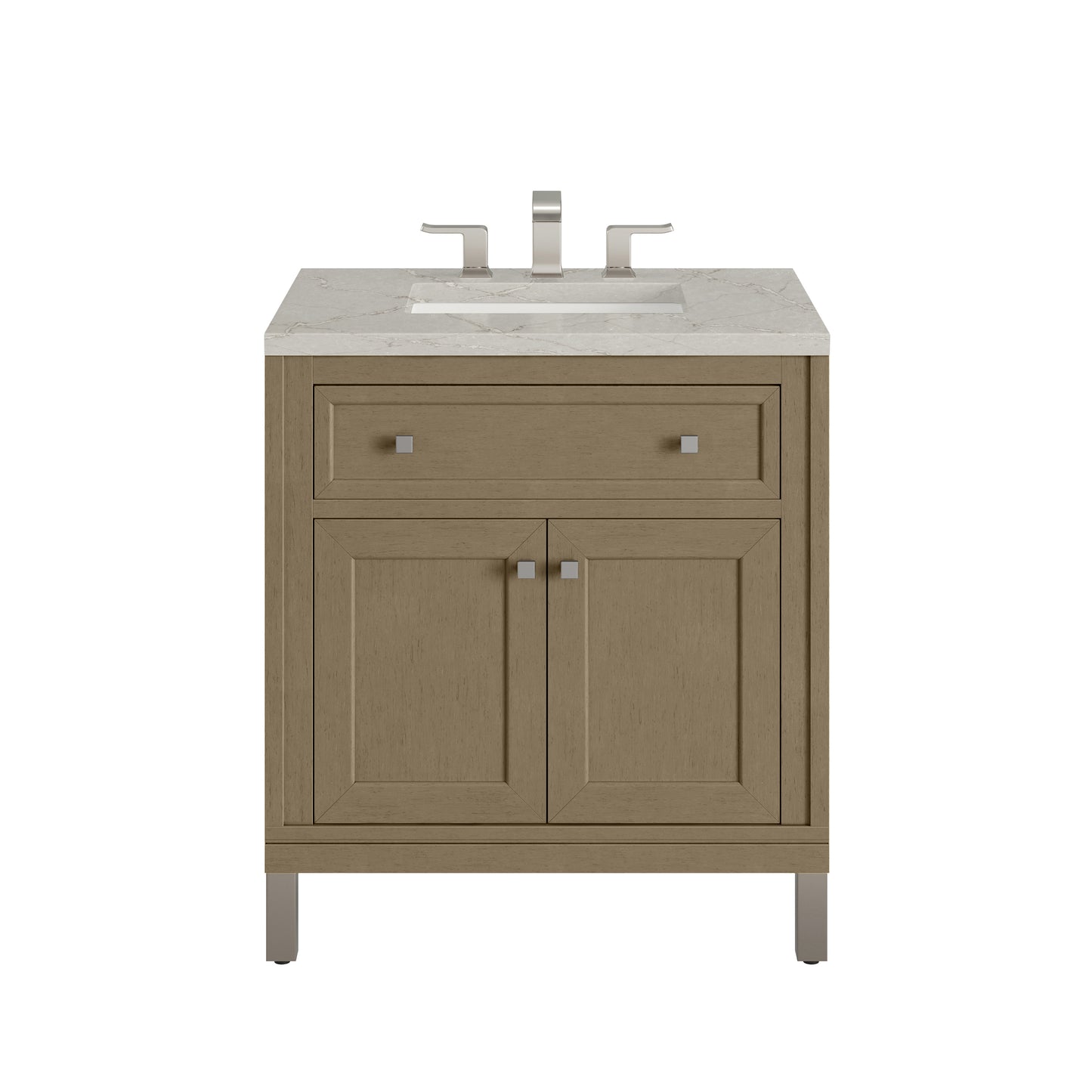 James Martin Chicago 30" Single Vanity with 3 CM Countertop