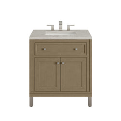 James Martin Chicago 30" Single Vanity with 3 CM Countertop