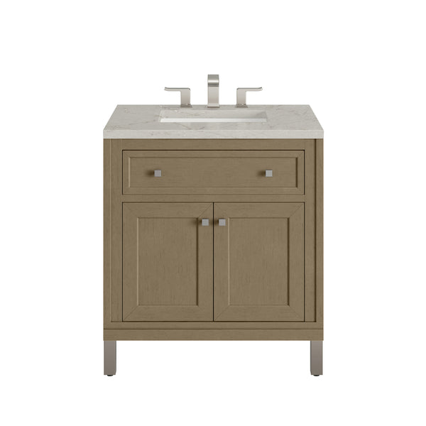 James Martin Chicago 30" Single Vanity with 3 CM Countertop