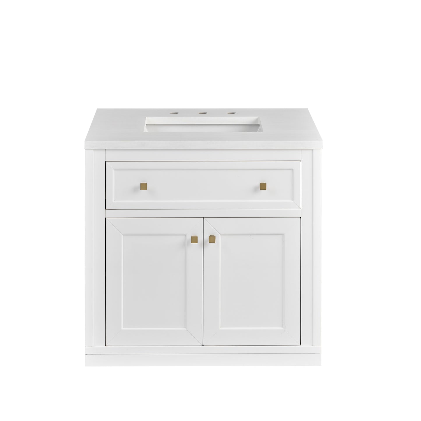 James Martin Chicago 30" Single Vanity with 3 CM Countertop