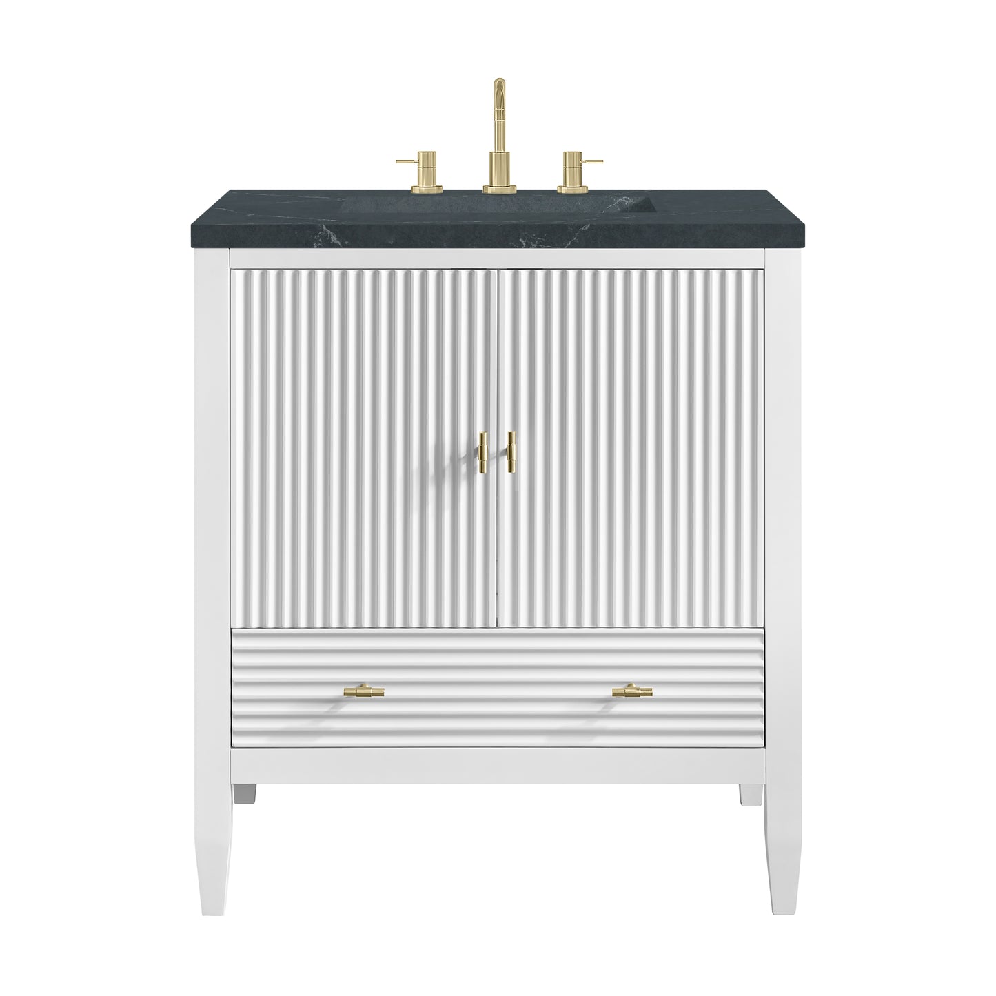 James Martin Myrrin 30" Single Vanity with 3 CM Countertop