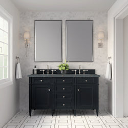 James Martin Brittany 60" Double Vanity with 3 CM Countertop & FreePower Wireless Charger