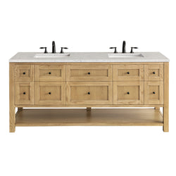 James Martin Breckenridge 72" Double Vanity w/ 3 CM Countertop
