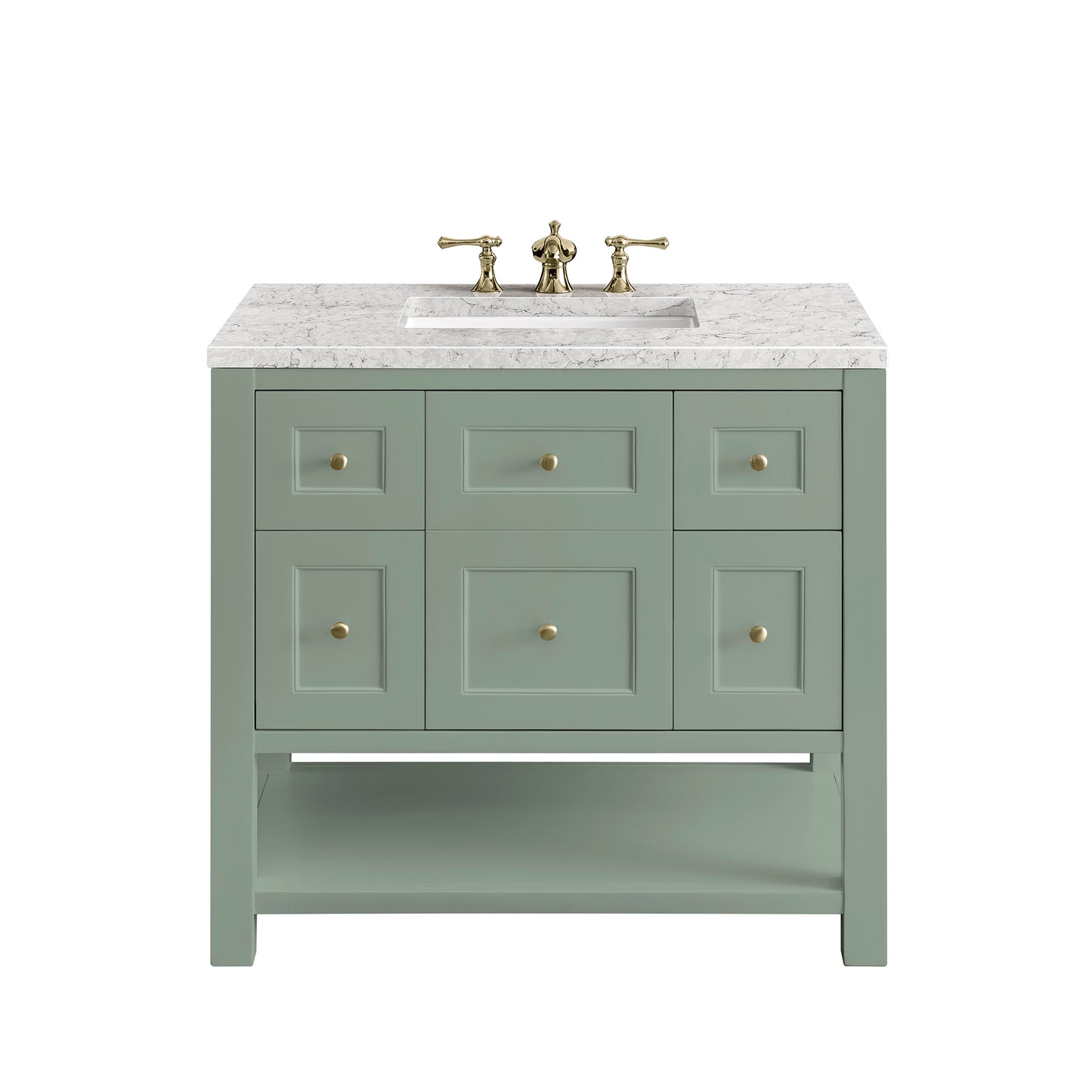 James Martin Breckenridge 36" Single Vanity w/ 3CM Countertop