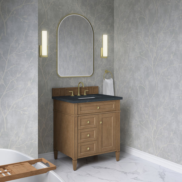 James Martin Brittany 30" Single Vanity with 3 CM Countertop