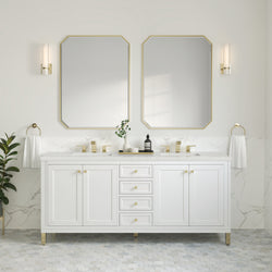James Martin Chicago 72" Double Vanity with 3 CM Countertop