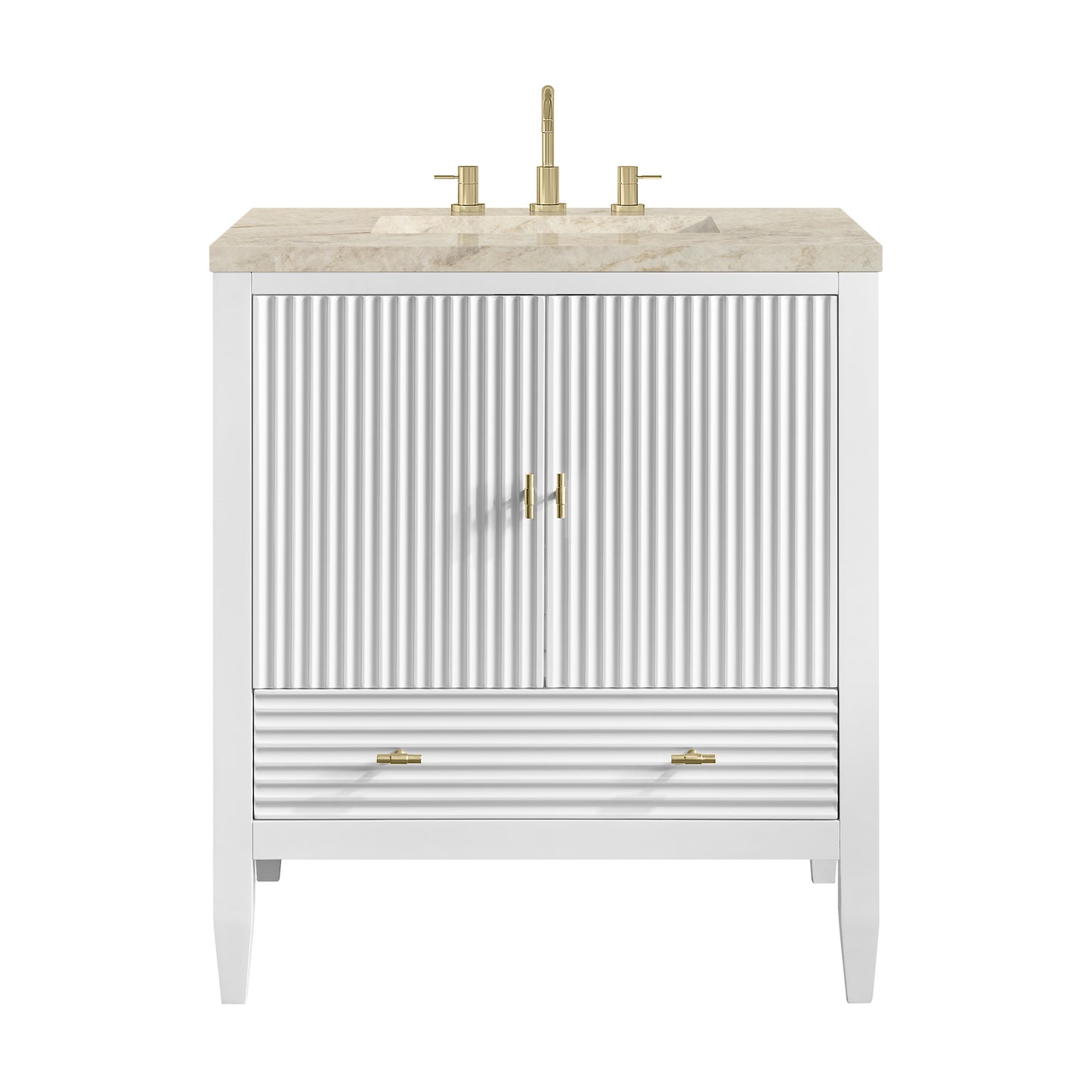 James Martin Myrrin 30" Single Vanity with 3 CM Countertop