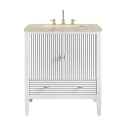 James Martin Myrrin 30" Single Vanity with 3 CM Countertop