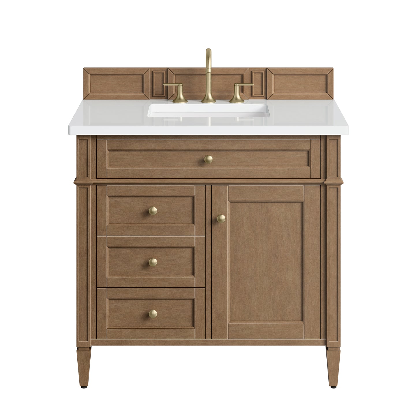 James Martin Brittany 36" Single Vanity with 3 Countertop