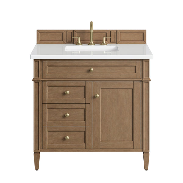 James Martin Brittany 36" Single Vanity with 3 Countertop