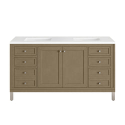 James Martin Chicago 60" Double Vanity with 3 CM Countertop