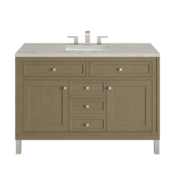 James Martin Chicago 48" Single Vanity with 3 CM Countertop