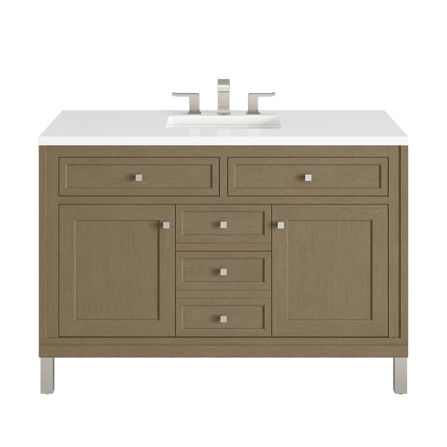 James Martin Chicago 48" Single Vanity with 3 CM Countertop