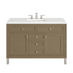 James Martin Chicago 48" Single Vanity with 3 CM Countertop