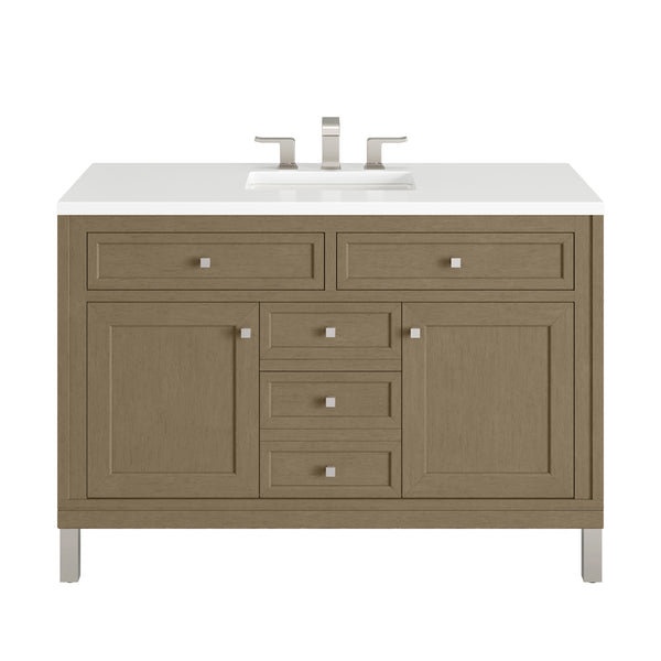 James Martin Chicago 48" Single Vanity with 3 CM Countertop