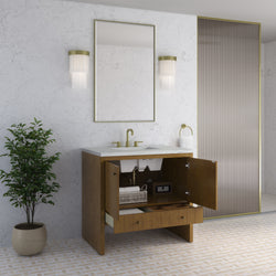 James Martin Hudson 36" Single Vanity with 3 CM Countertop