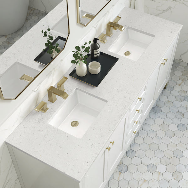 James Martin Chicago 72" Double Vanity with 3 CM Countertop