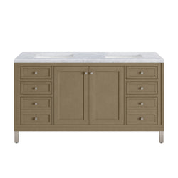 James Martin Chicago 60" Double Vanity with 3 CM Countertop