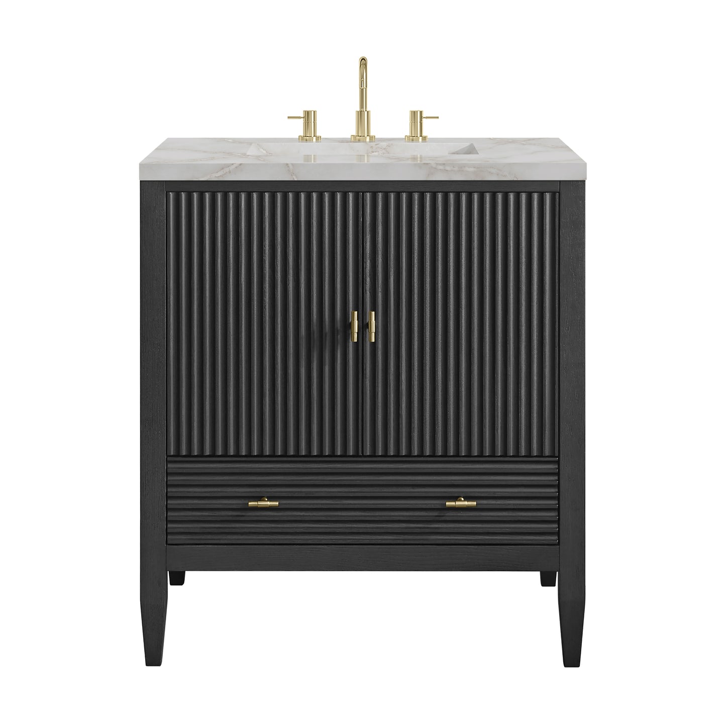 James Martin Myrrin 30" Single Vanity with 3 CM Countertop