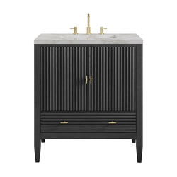 James Martin Myrrin 30" Single Vanity with 3 CM Countertop