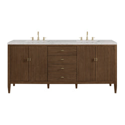 James Martin Myrrin 72" Double Vanity with 3 CM Countertop