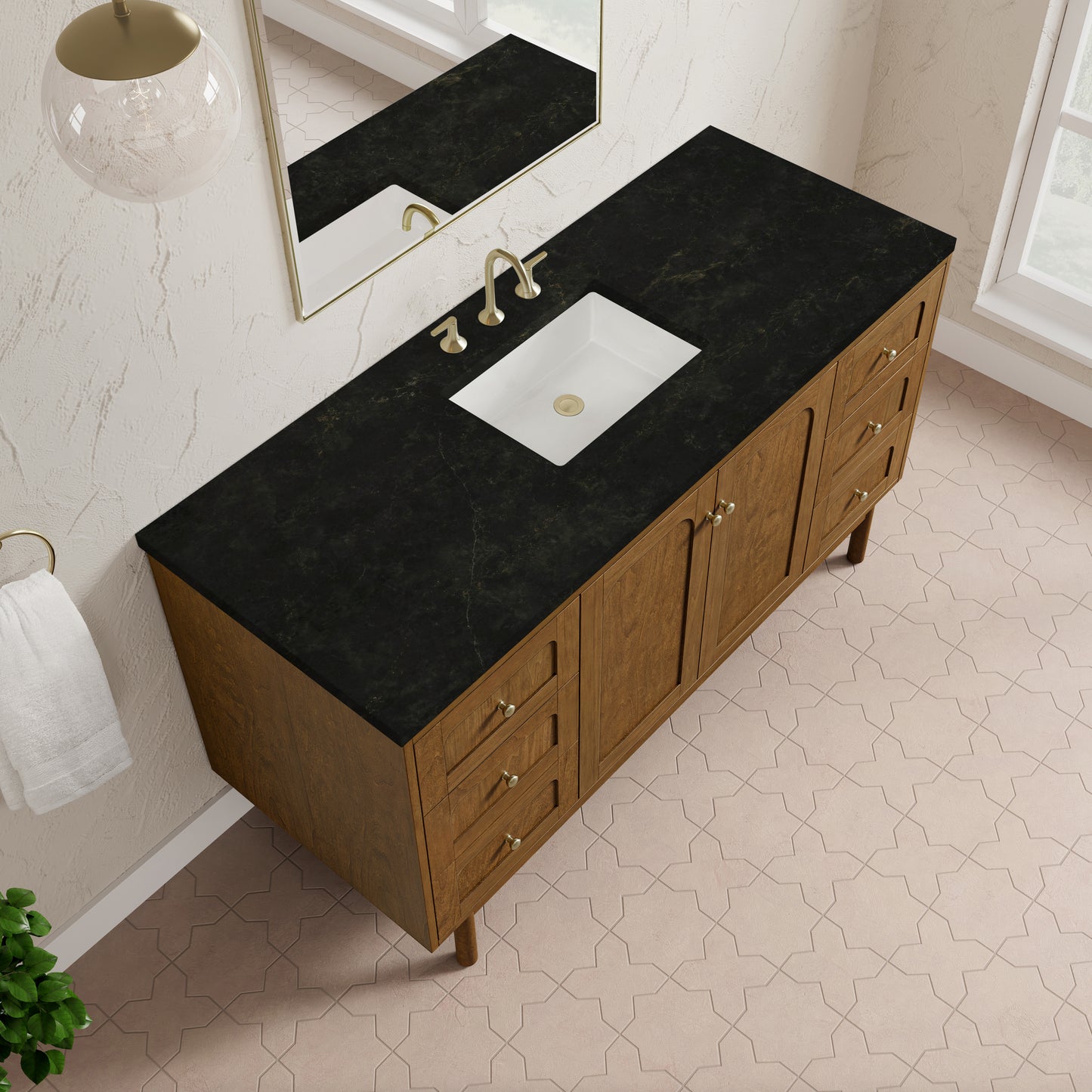 James Martin Laurent 60" Single Vanity with 3 CM Countertop
