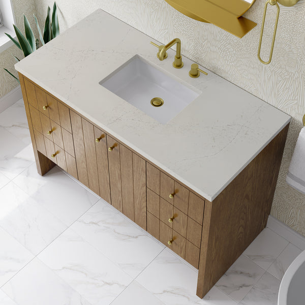 James Martin Hudson 48" Single Vanity with 3 CM Countertop