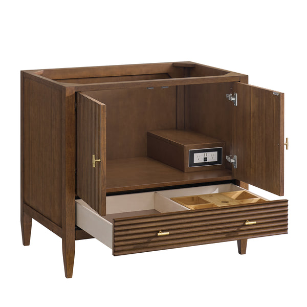 James Martin Myrrin 36" Single Vanity with 3 CM Countertop
