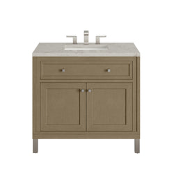 James Martin Chicago 36" Single Vanity with 3 CM Countertop