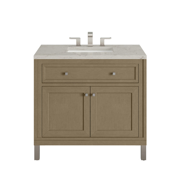 James Martin Chicago 36" Single Vanity with 3 CM Countertop