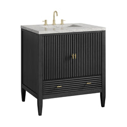 James Martin Myrrin 30" Single Vanity with 3 CM Countertop