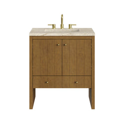 James Martin Hudson 30" Single Vanity with 3 CM Countertop