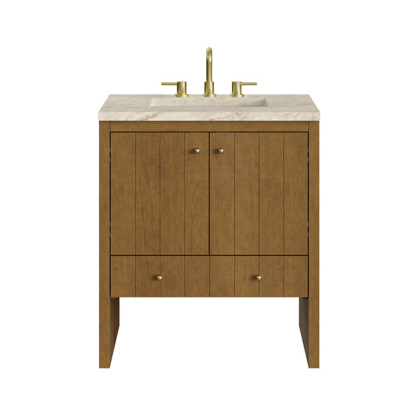 James Martin Hudson 30" Single Vanity with 3 CM Countertop