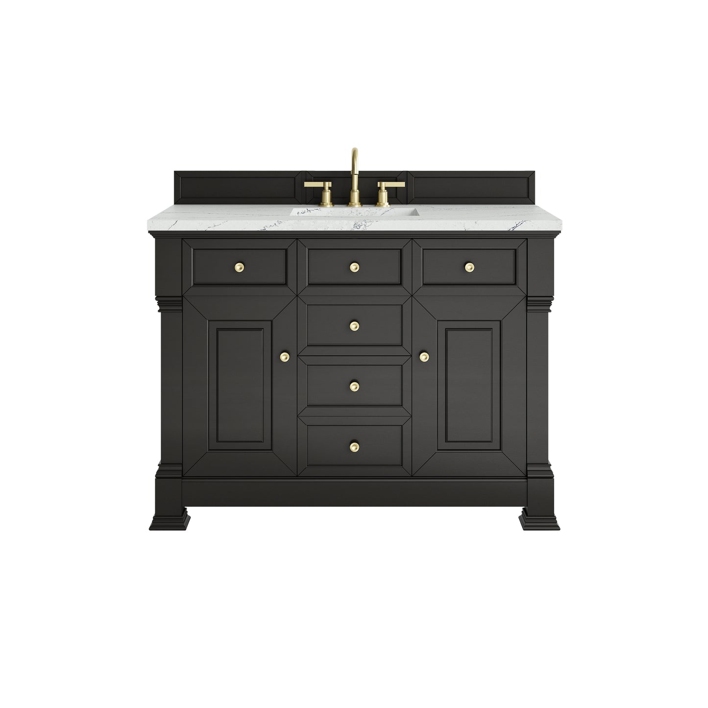 James Martin Brookfield 48" Single Vanity with 3 CM Countertop & FreePower Wireless Charger