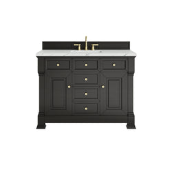 James Martin Brookfield 48" Single Vanity with 3 CM Countertop & FreePower Wireless Charger