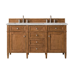James Martin Brittany 60" Double Vanity with 3 CM Countertop