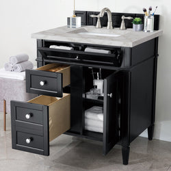 James Martin Brittany 30" Single Vanity with 3 CM Countertop