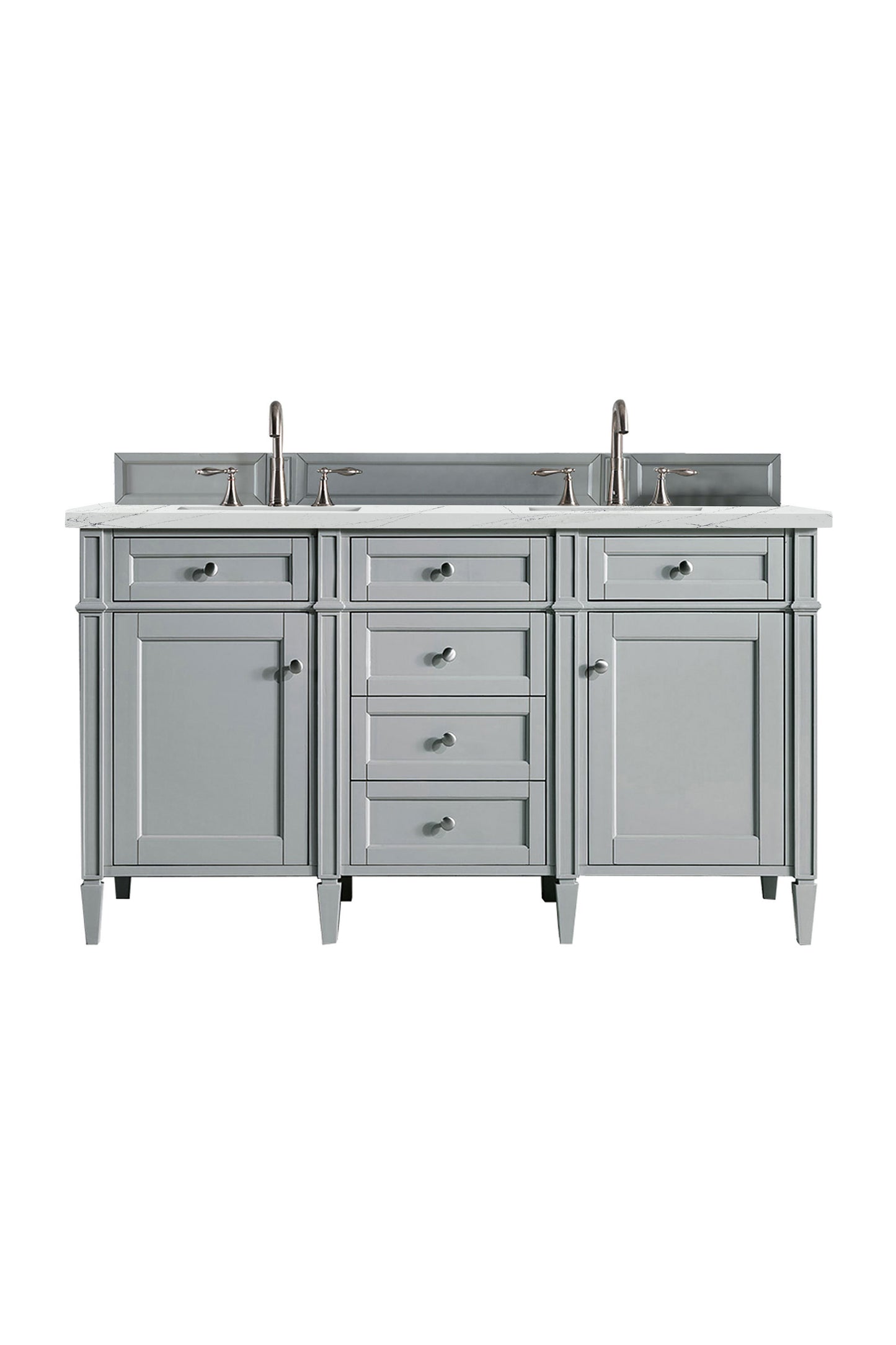 James Martin Brittany 60" Double Vanity with 3 CM Countertop