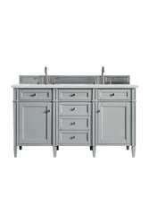 James Martin Brittany 60" Double Vanity with 3 CM Countertop