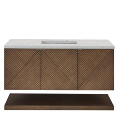 James Martin Marcello 48" Single Vanity, Chestnut with 3CM Top - Luxe Bathroom Vanities