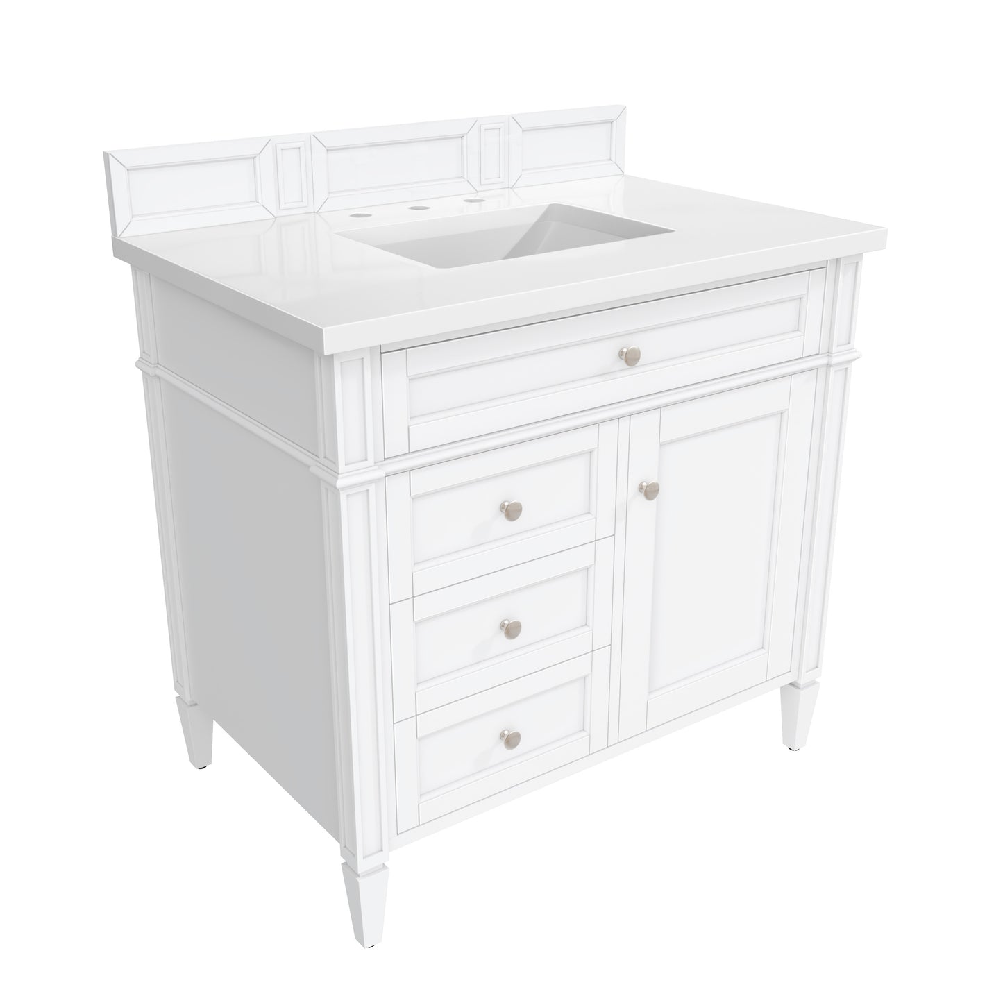 James Martin Brittany 36" Single Vanity with 3 Countertop