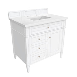 James Martin Brittany 36" Single Vanity with 3 Countertop