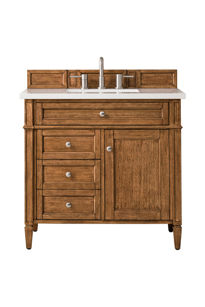 James Martin Brittany 36" Single Vanity with 3 Countertop