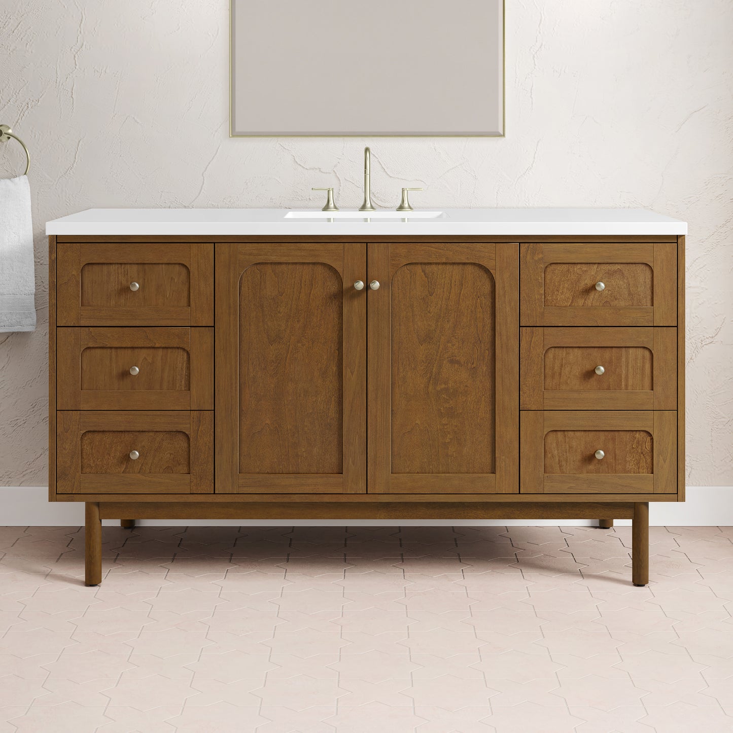James Martin Laurent 60" Single Vanity with 3 CM Countertop