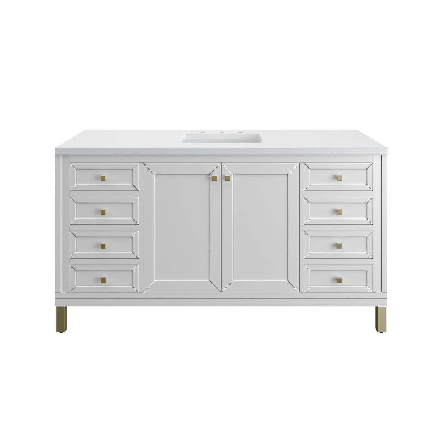 James Martin Chicago 60" Single Vanity with 3 CM Countertop