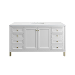 James Martin Chicago 60" Single Vanity with 3 CM Countertop