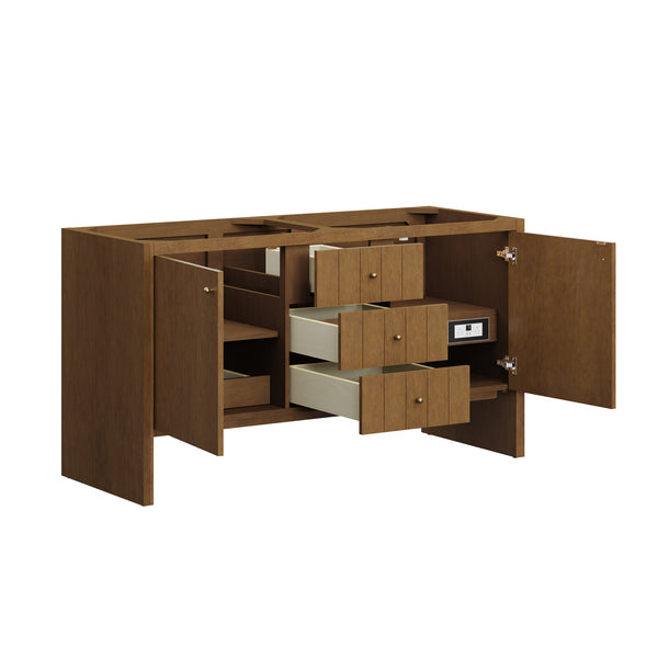 James Martin Hudson 60" Double Vanity with 3 CM Countertop