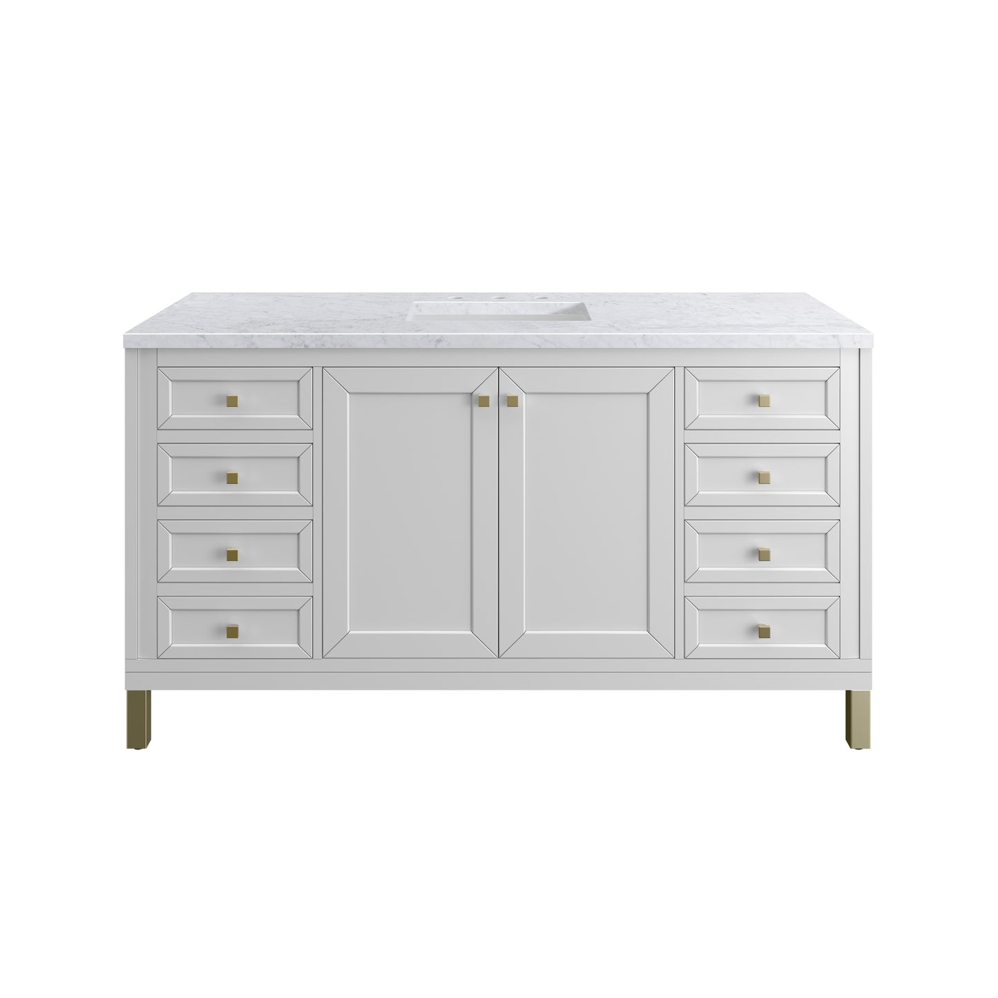 James Martin Chicago 60" Single Vanity with 3 CM Countertop