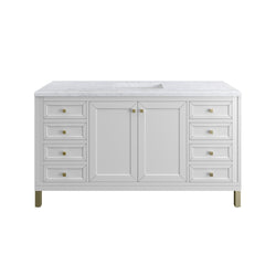 James Martin Chicago 60" Single Vanity with 3 CM Countertop