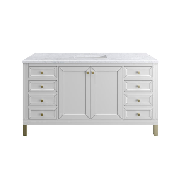 James Martin Chicago 60" Single Vanity with 3 CM Countertop